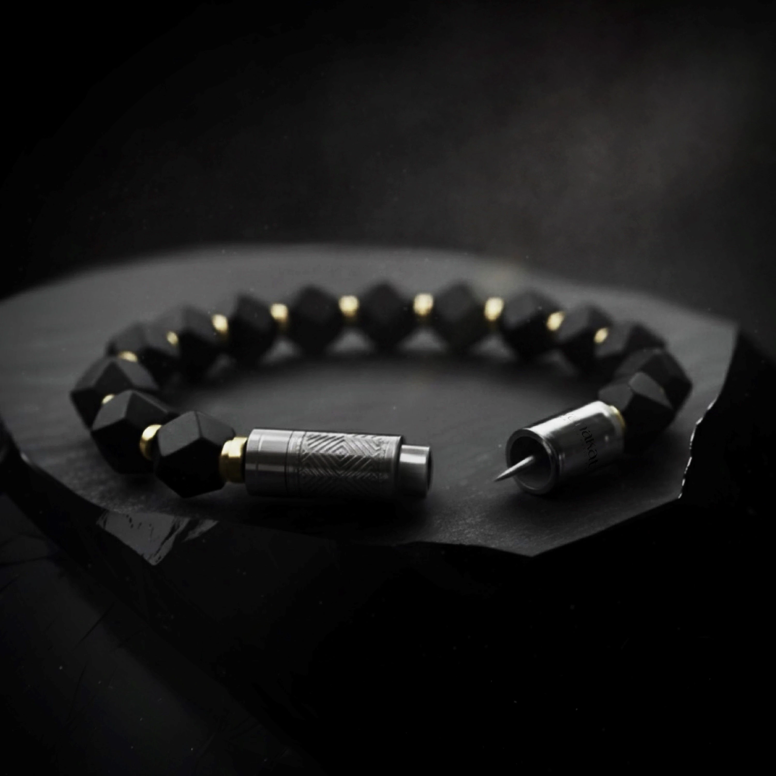 O-Punch Silver Edition – bracelet open, silver punch tool disassembled showing cigar punch and cleaner